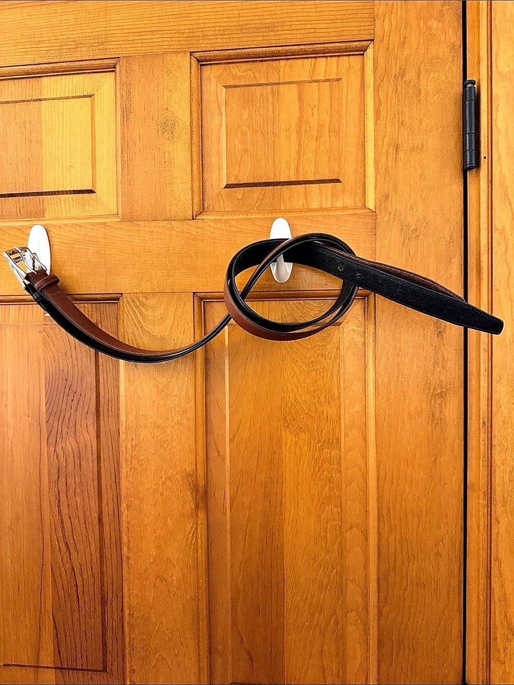 2 belts - Brown & Black Belt